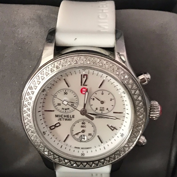 Michele Jetway Diamond Bezel Watch - Picture 4 of 10